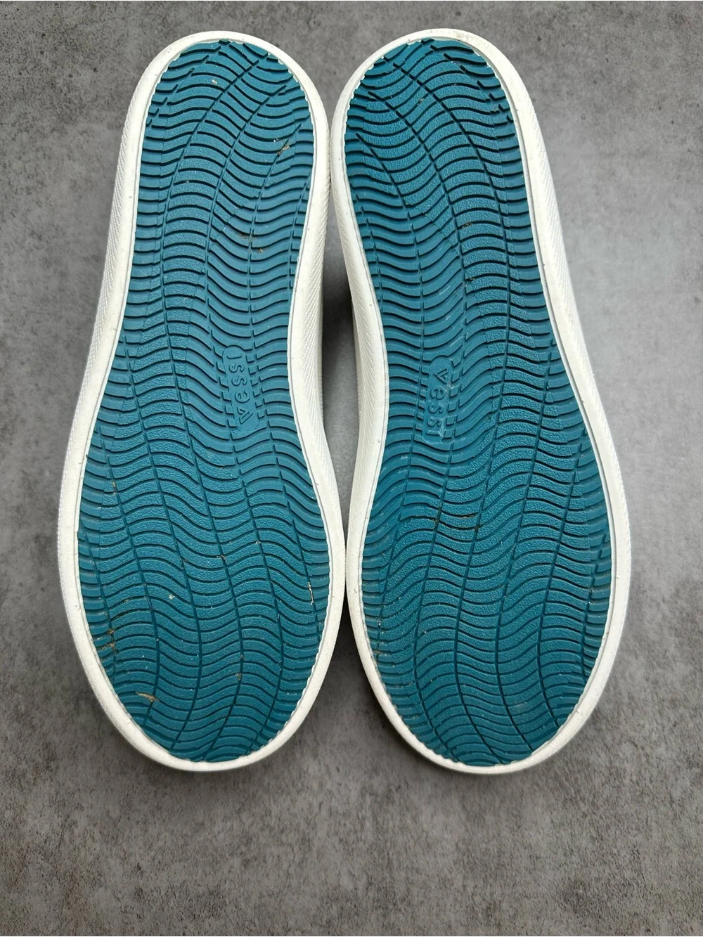 Vessi Off-White Knit Slip-On Sneakers